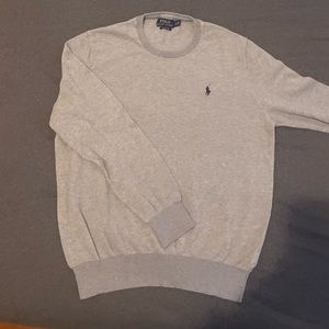 Polo by Ralph Lauren Grey Sweater in perfect condition size Large